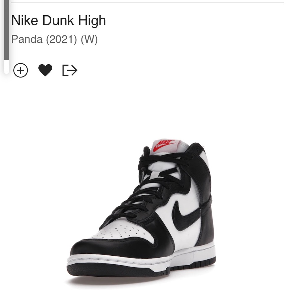 Nike Panda Dunks Hightop